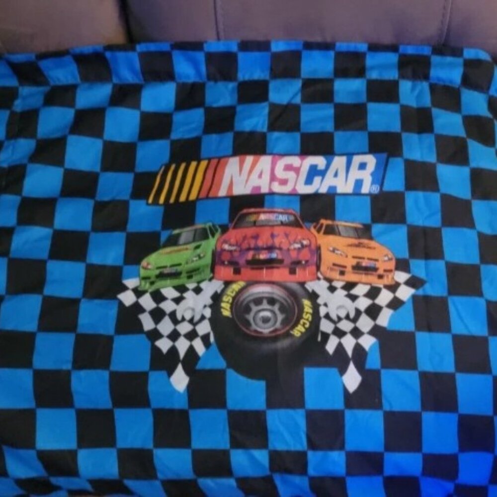 Vintage NASCAR Racing Standard Pillow Sham